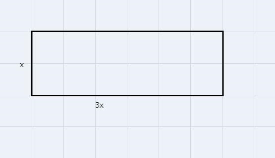 5. The length of a rectangle is triple the width. If the perimeter is 104 cmn, find-example-1