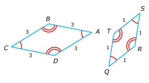 What is the similarity ratio of ABCD to STQR?Simplify your answer and write it as-example-1