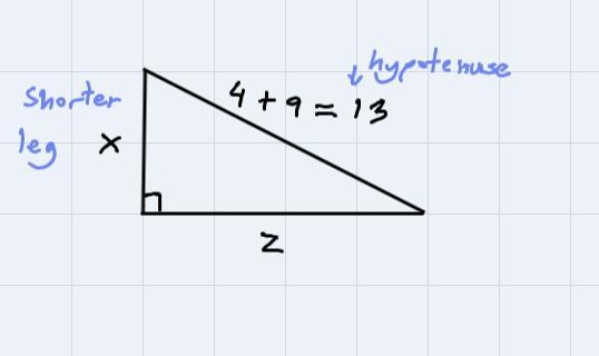 What is the measure of x?ztХ.ГУ49x = [?]=Give your answer in simplest form.Enter-example-1