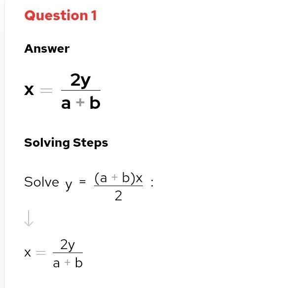 Make x the subject of each formula.​-example-1