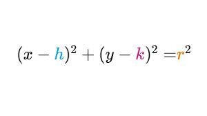 How to find the radius of a circle using the distance formula.-example-1