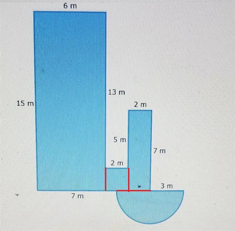 What is the area of this figure.write your answer using decimals. use 3.14 for ñ-example-1