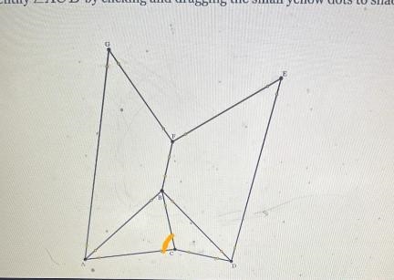 Identify LAC B by clicking and dragging the small yellow dots to shade the angle.-example-1