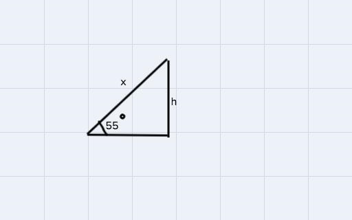 KiteKite StringAltitude : 120 ftGroundA kite is flown at a 55° angle of elevation-example-1