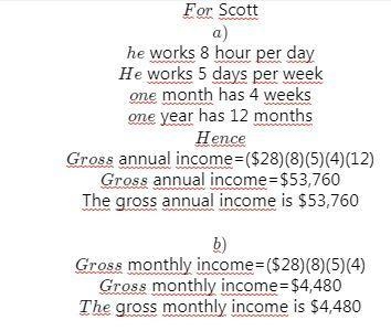 4. Mary takes a full-time position that pays a salary of $64,500 per year. a) What-example-2