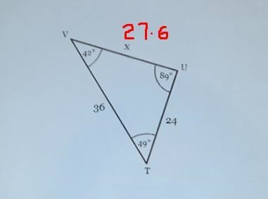 Find the perimeter of ATUV. Round your answer to the nearest tenth if necessary.Figures-example-1