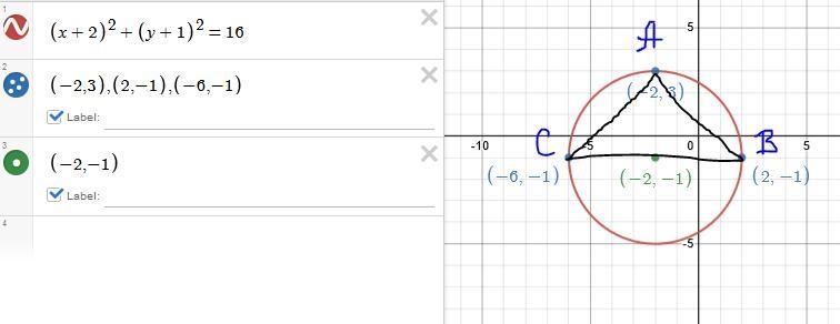 Part B: In complete sentences, explain how a circle can be used to find the circumcenter-example-1