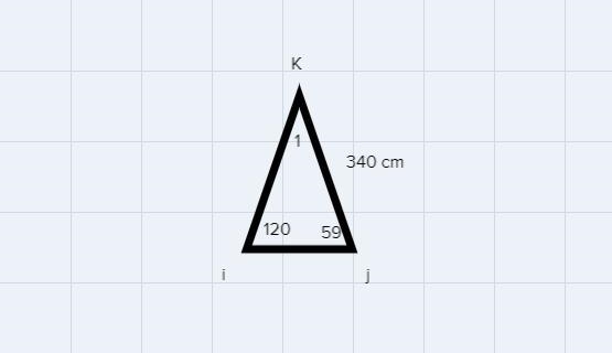 In ∆IJK, i= 340 cm < I =120° and-example-1