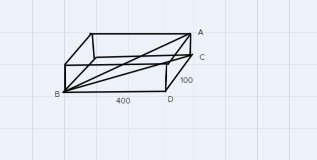 Calculate the length of the longest rod that can fit in a box measuring 100 centimeters-example-1