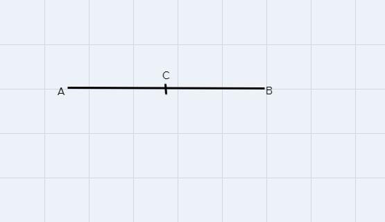 Line segment AB has a midpoint C.If AC=17 and AB = 5x-6, then find the value of x-example-1