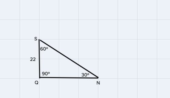 In LMN, S is the centroid. If SQ=22 find LS-example-1