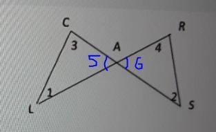 C R Given: AC = AR and Z1 = Z2 3 A Prove: Z3 = 24 L S-example-1