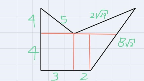 Polygon ABCDE is shown in the coordinate plane find the area of the figure-example-2