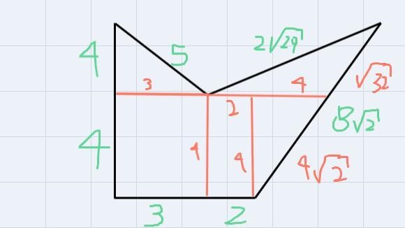 Polygon ABCDE is shown in the coordinate plane find the area of the figure-example-3