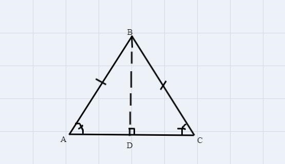 5. Prove the following.Given: AB = BC and D is the midpoint of ACProve: 2A = 20StatementReason-example-1