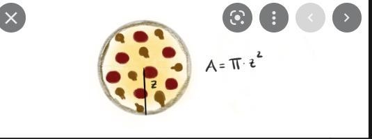 How to find the volume and surface area of a pizza slice-example-1