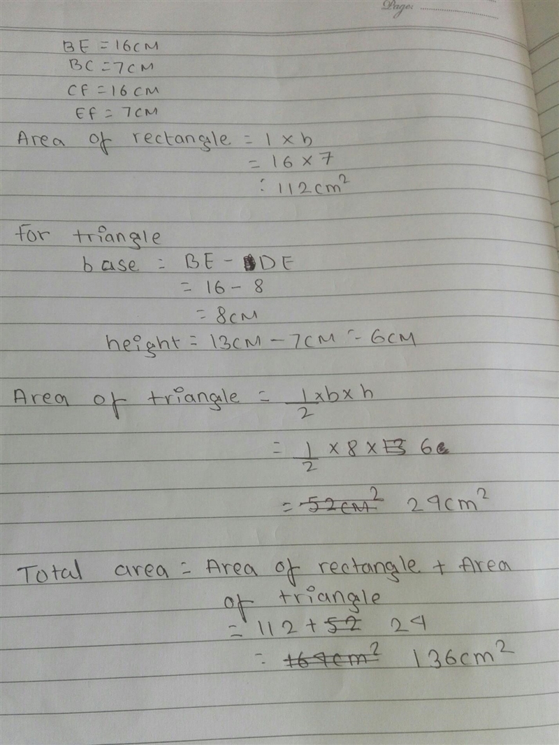 4. Find the area of the following composite figure.-example-1