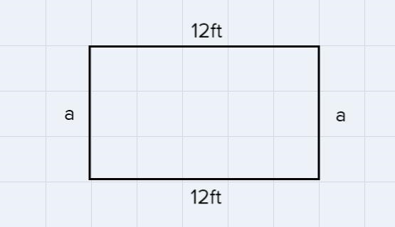 The perimeter of a rectangular rug is 40 ft. It's length is 12 ft. What is it's width-example-1