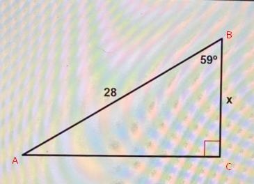 Instructions: Find the missing side. Round your answer to the nearesttenth.59028XX-example-1