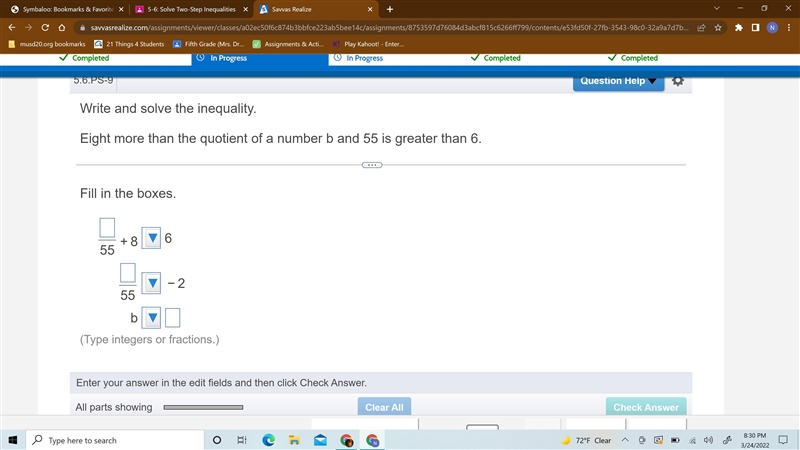 I need help with a math question. I linked it below-example-1