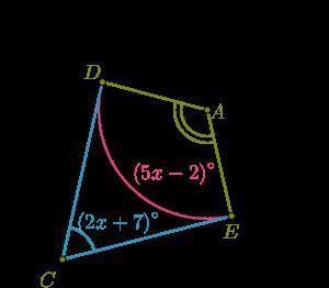 Erin says the first step is to set Latex: 2x+72x+7equal to Latex: 5x-2\textsf{.}Antonio-example-1