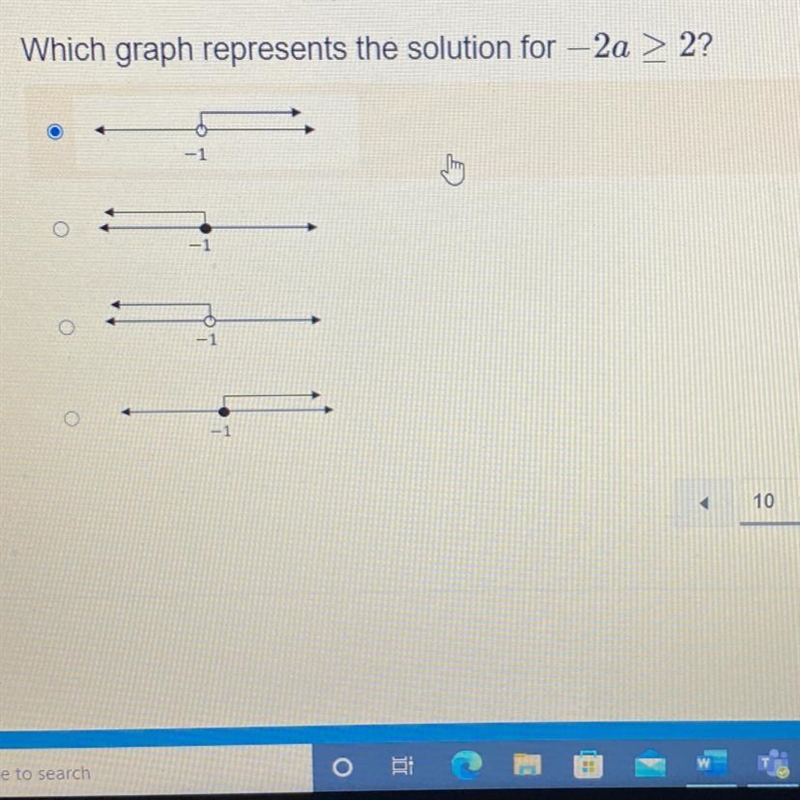 Which graph represents the solution for -2a 2? 10 11 12 13-example-1