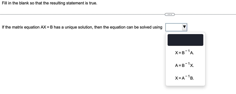 Write the system of equations as a matrix equation AX=B, with A as the coefficient-example-1