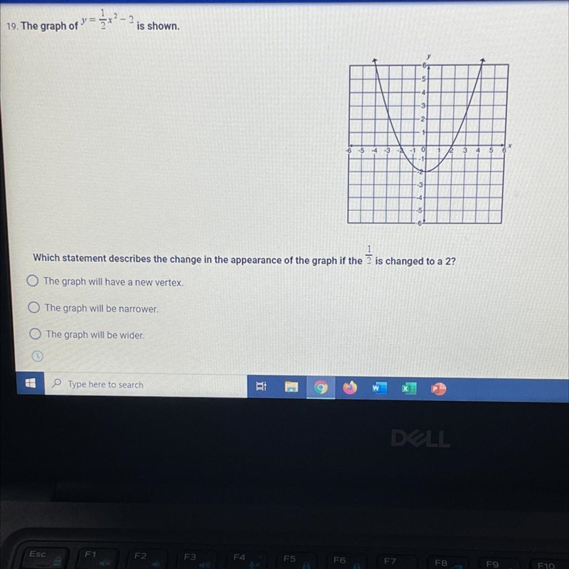 The last answer is cut off it’s,•The graph will open in the opposite direction-example-1