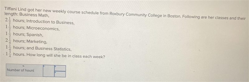 Tiffani Lind got her new weekly course schedule from Roxbury Community College in-example-1