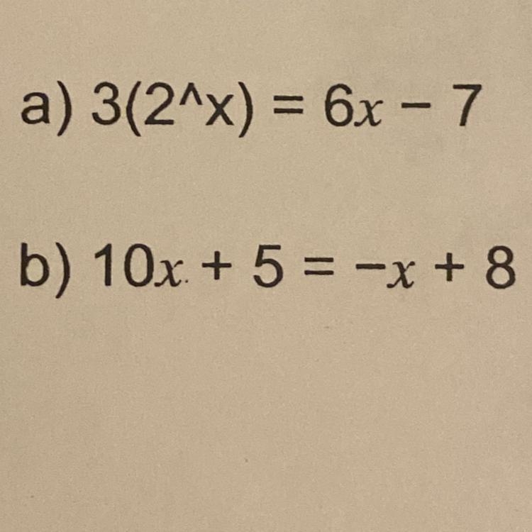 Solve the following equations by graphing. Give your answer to the nearest tenth.-example-1