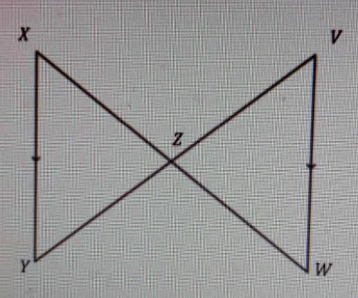 which of the following statements is correct?A XYZ ~ wvz by AA similarityB XYZ ~ WVZ-example-1