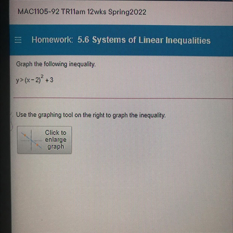 Graph the following inequality Plot two points and show exactly where they are on-example-1