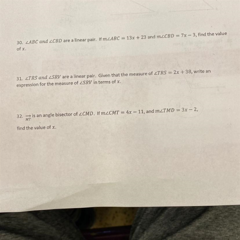 Answers for number 32 and 31-example-1