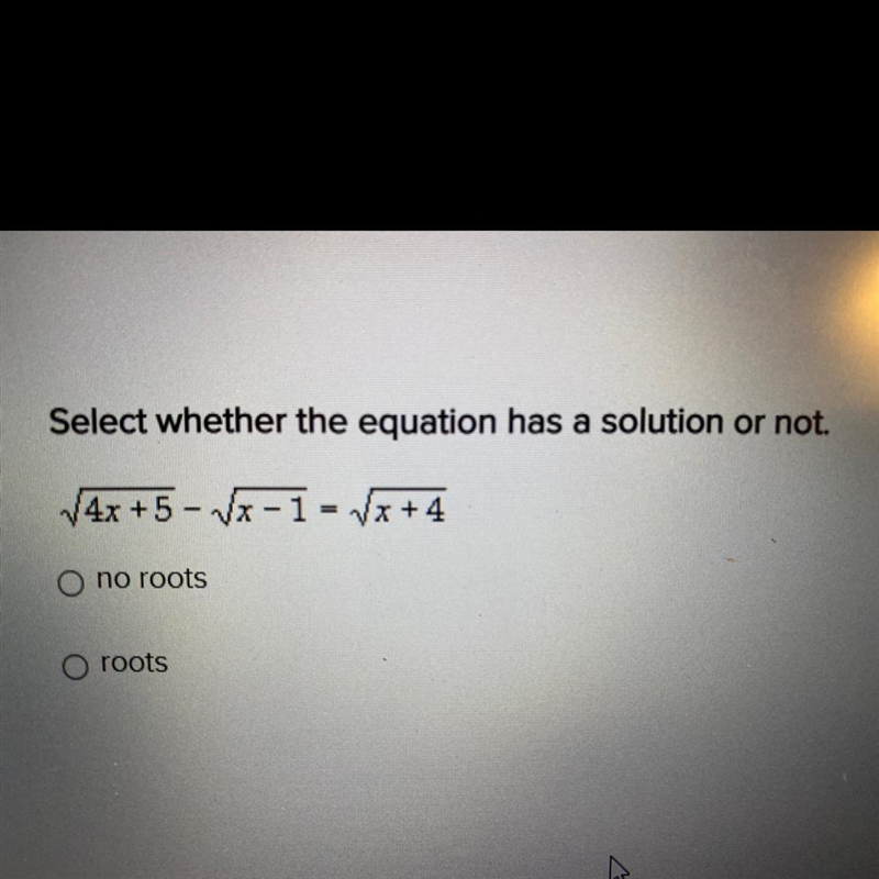 Radical Equations: How do I solve this?-example-1