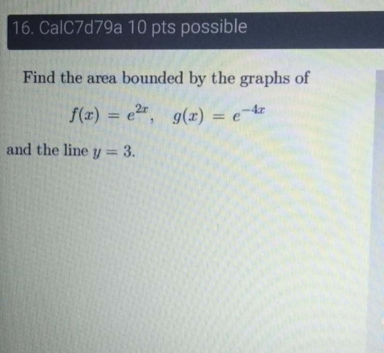 Find the area bounded by the graphs of-example-1