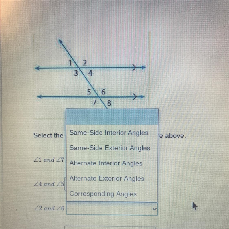 In needing help on 2 and 6. In a rush!-example-1