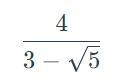 Express as a fraction in simplest form with a rational denominator. 15-example-1