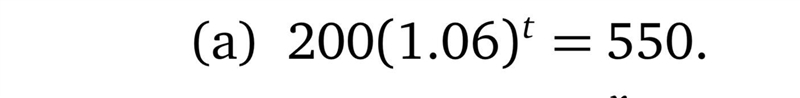 Solve the following equations. (You may leave your answer in terms of logarithms or-example-1