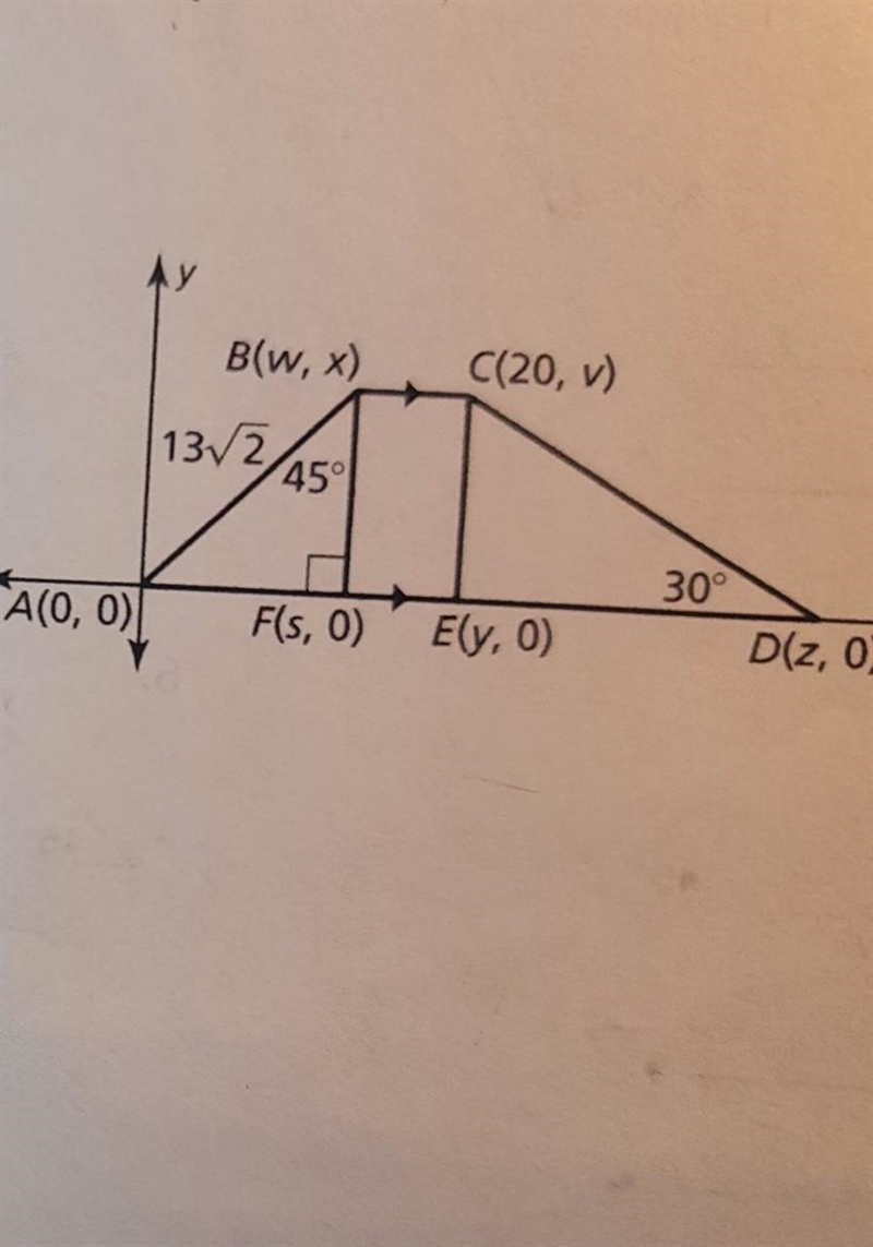 How to find value of coordinates when only angle degrees are give-example-1