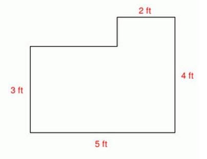 Find the perimeter of the composite figureA) 18 ftB) 14 ftC) 16 ft D) 17 ft-example-1