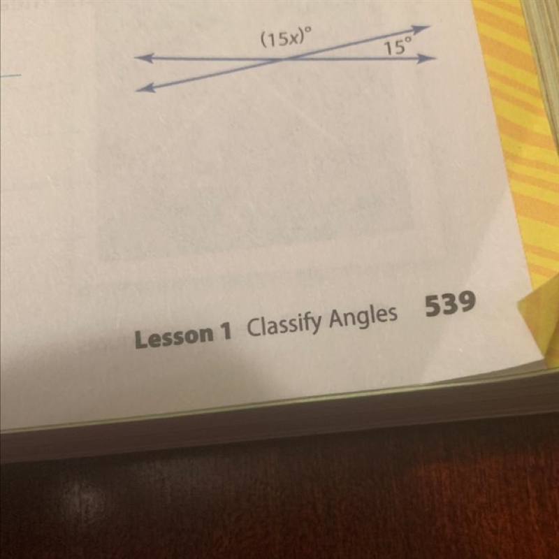 11. What is the value of x in the figure at the right? (Examples 3 and 4)-example-1