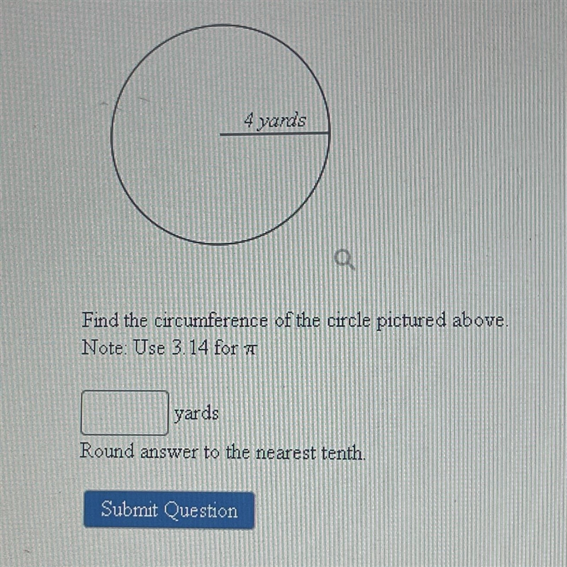 Find the circumference in yards. Step by step.-example-1