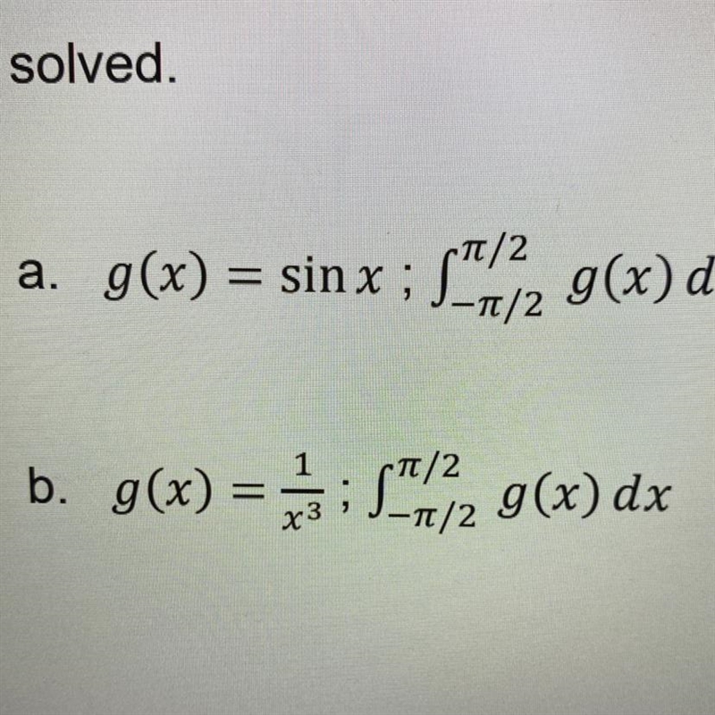 Given g(x) =1/x^-3, Sketch the graph for g(x) and find the total area between the-example-1