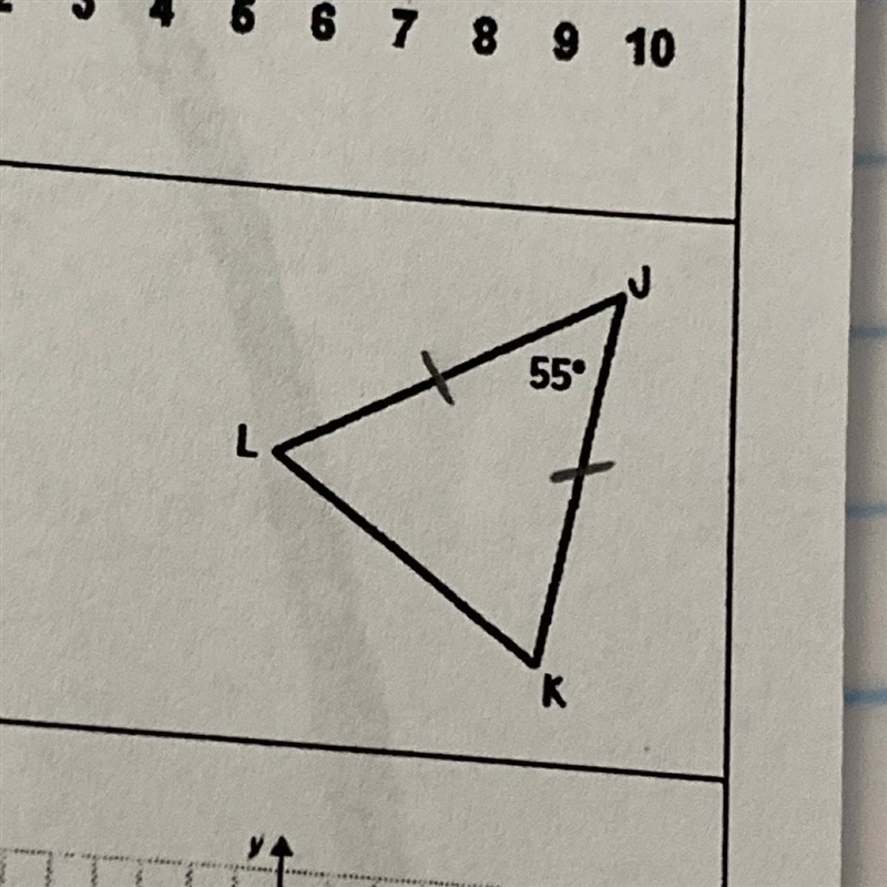 10. In triangle JKL, what is themL]LK if JL = JK?-example-1