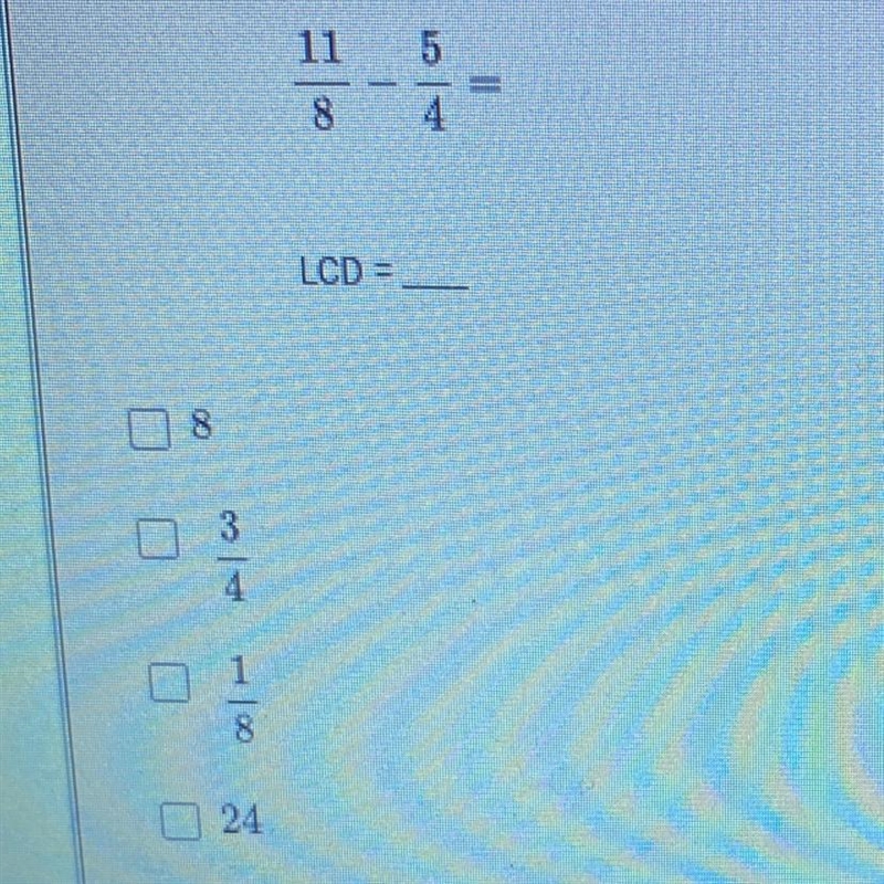 Add or subtract. Simplify. Change the answers to mixed numbers, if possible.-example-1