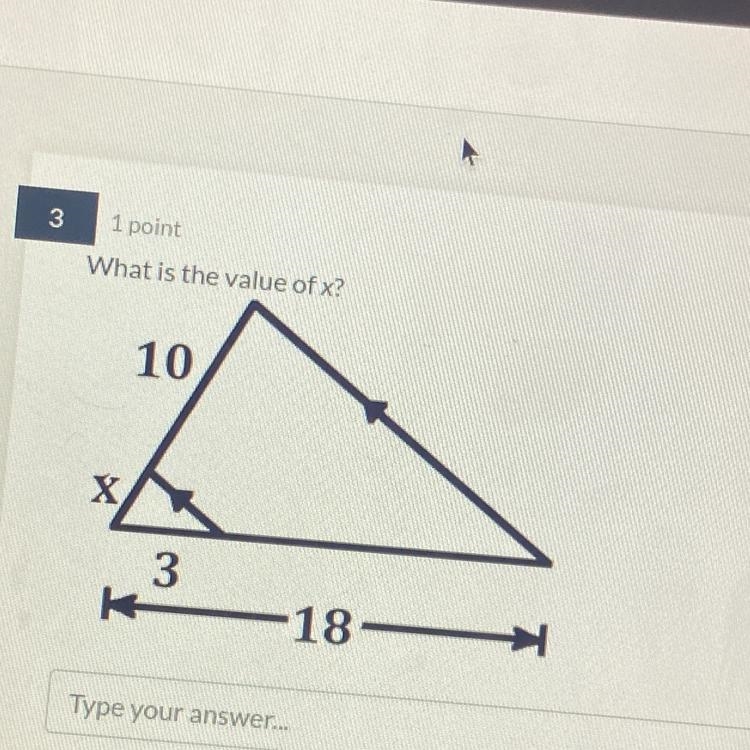 What is the value of x? Thank you.-example-1