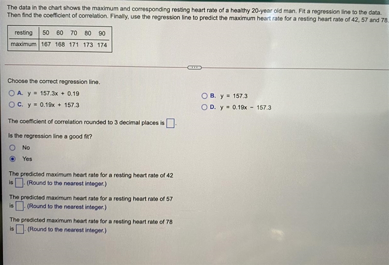 The data in the chart shows the maximum and corresponding resting heart rate of a-example-1