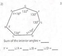 Find the missing angle for the irregular polygon. show your work.-example-1