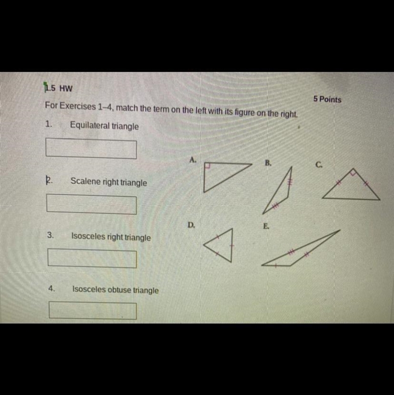 Match the term on the left with its figure on the right.-example-1