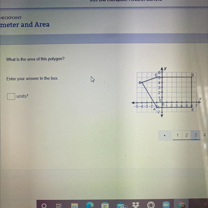 URGENT PLEASE HELP!! What is the area of this polygon?-example-1